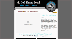 Desktop Screenshot of mycellphoneleash.com